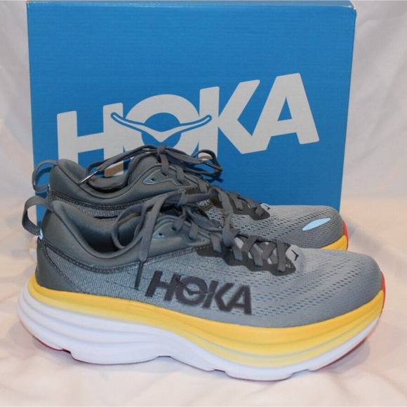 NIB Hoka One Men's Bondi‎ 8 Running Sneakers GBMS BLUE SZ 8 NEW - Picture 1 of 6